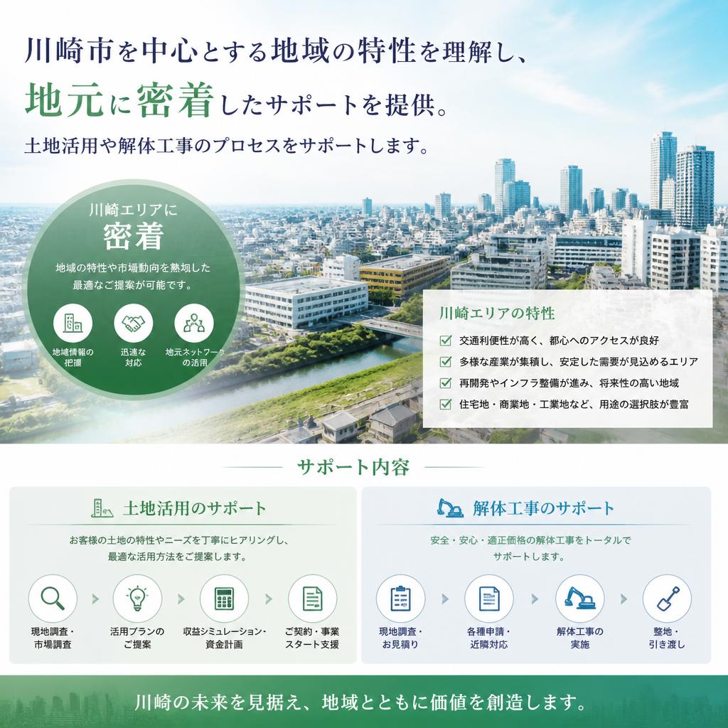 地域に根ざしたサポート体制