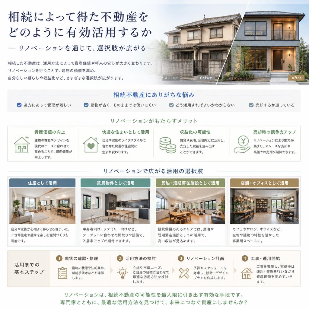 4. 相続に伴う不動産の活用法