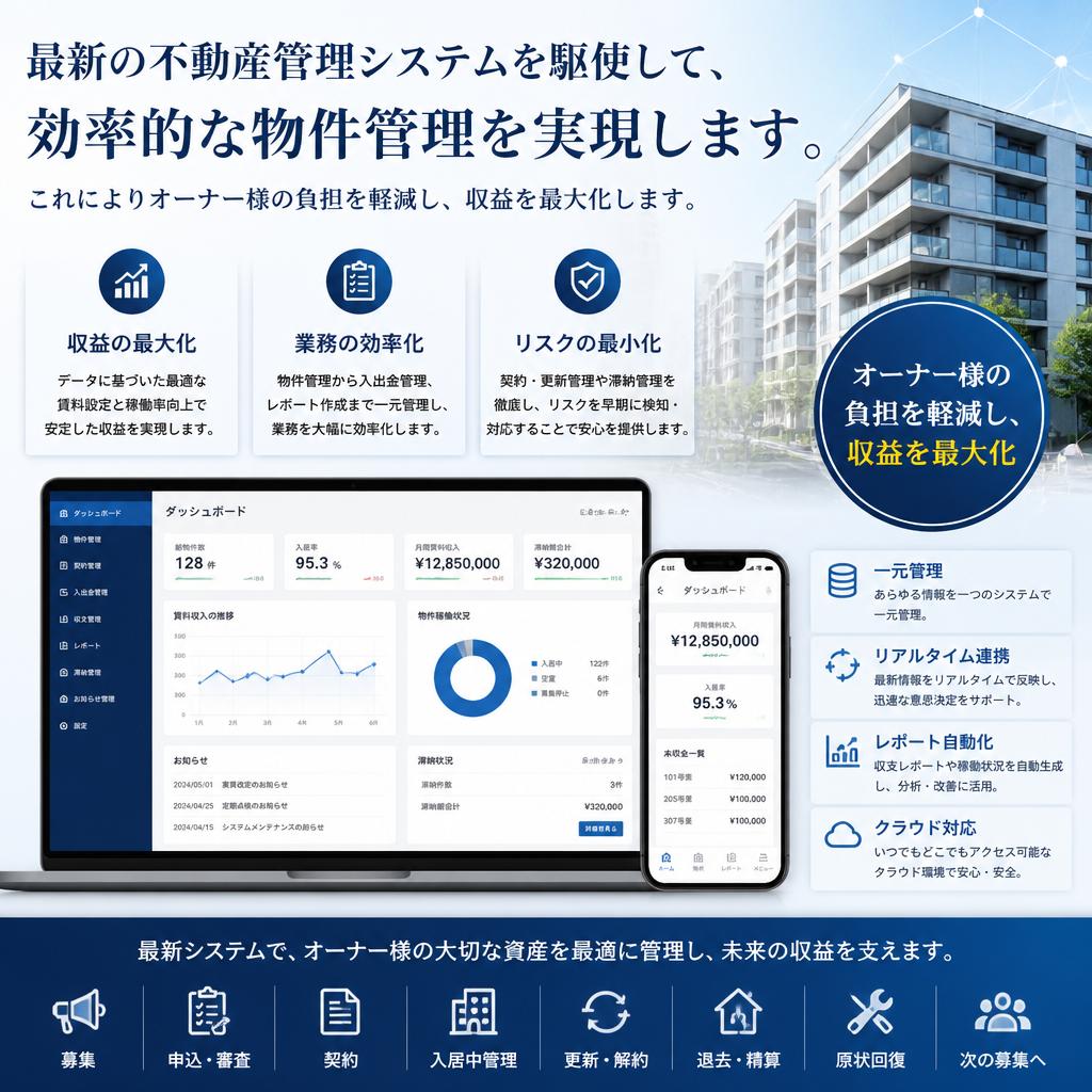 不動産管理システム活用法