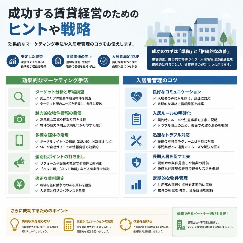 賃貸経営成功の秘訣