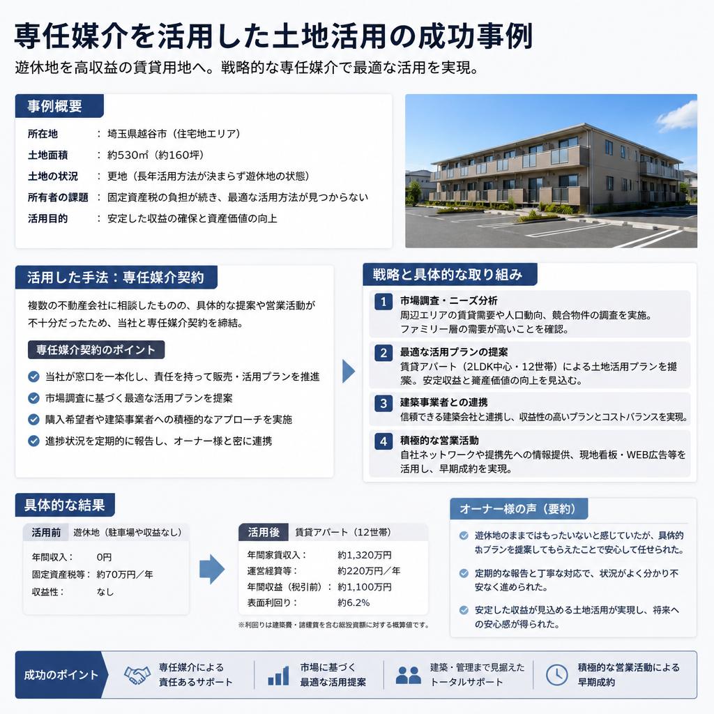 土地活用の成功事例