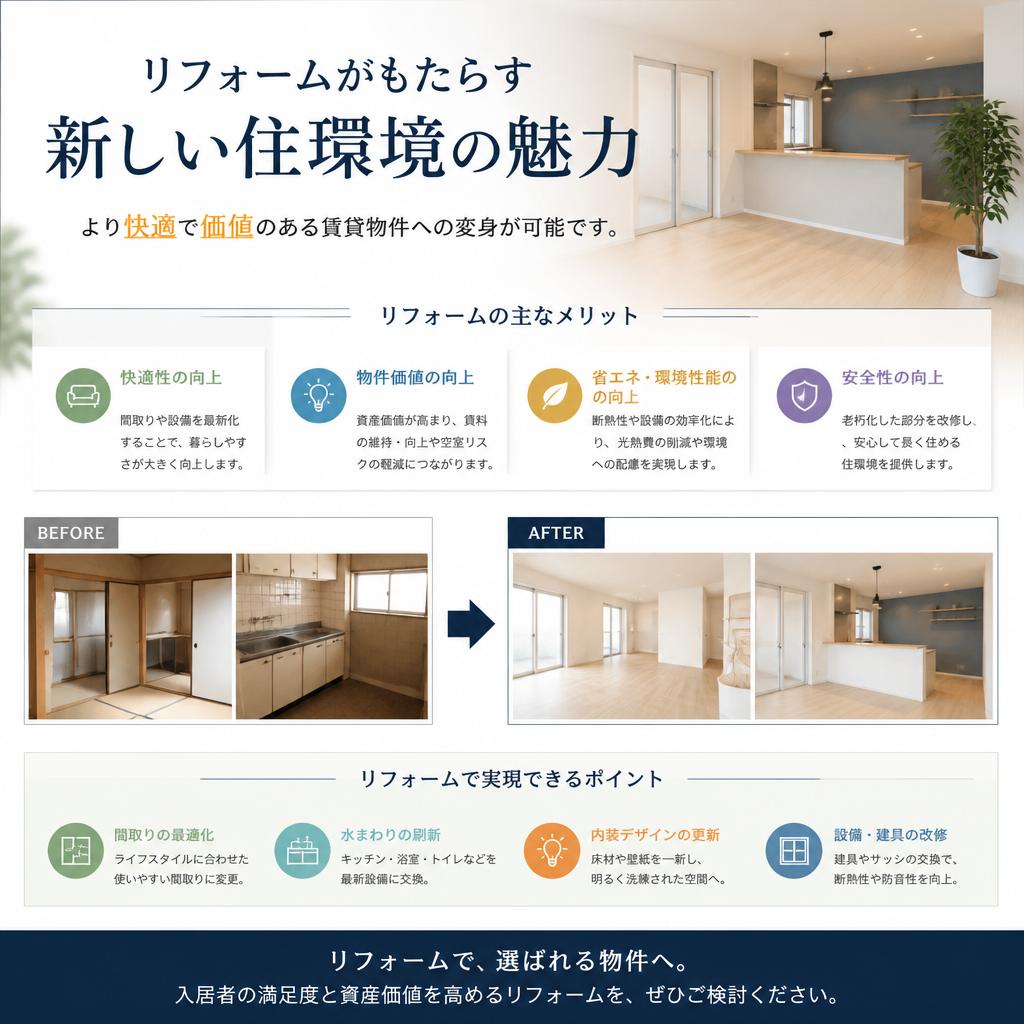 リフォームのメリットとは？