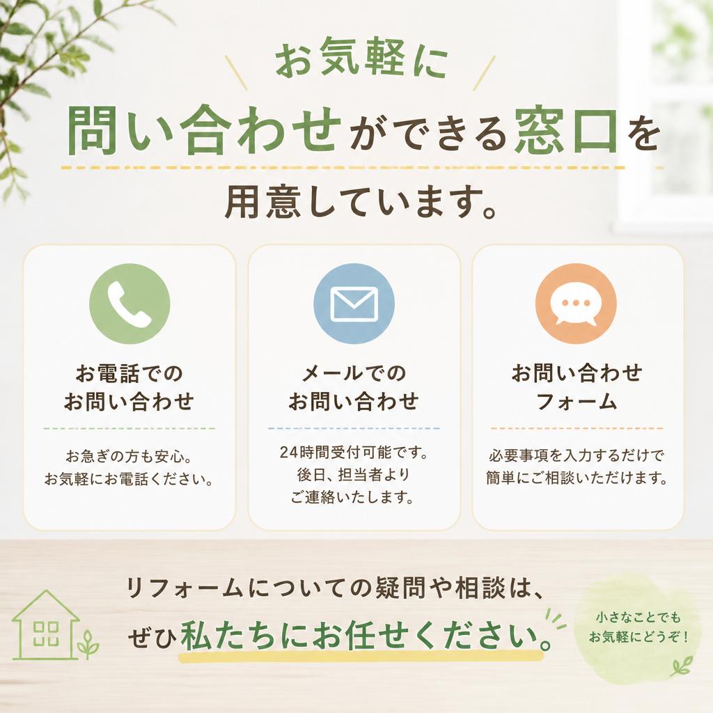 今すぐお問い合わせ！