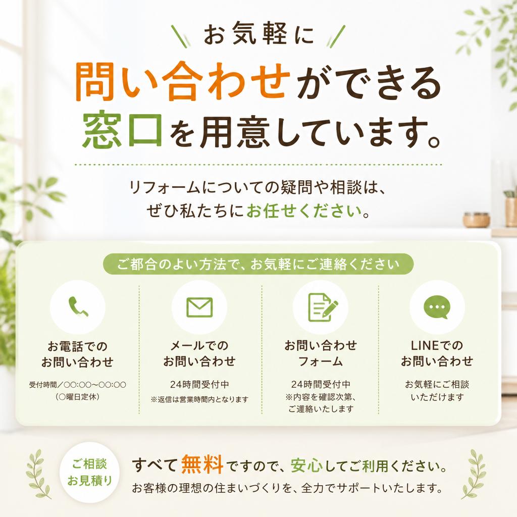 今すぐお問い合わせ！