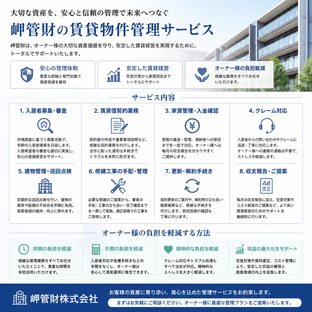賃貸物件の管理業務