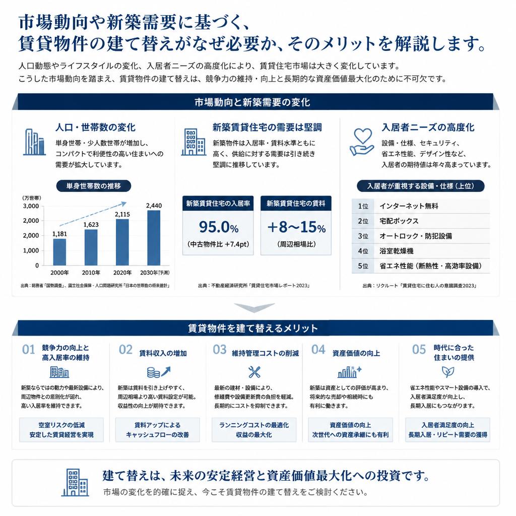 賃貸物件の建て替えの必要性