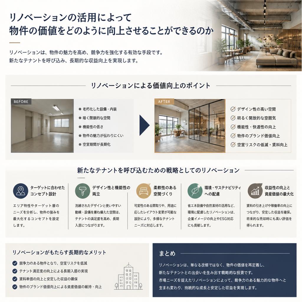 リノベーションがもたらす価値の向上