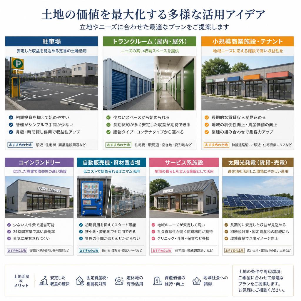 2. 土地活用の新しいアイデア