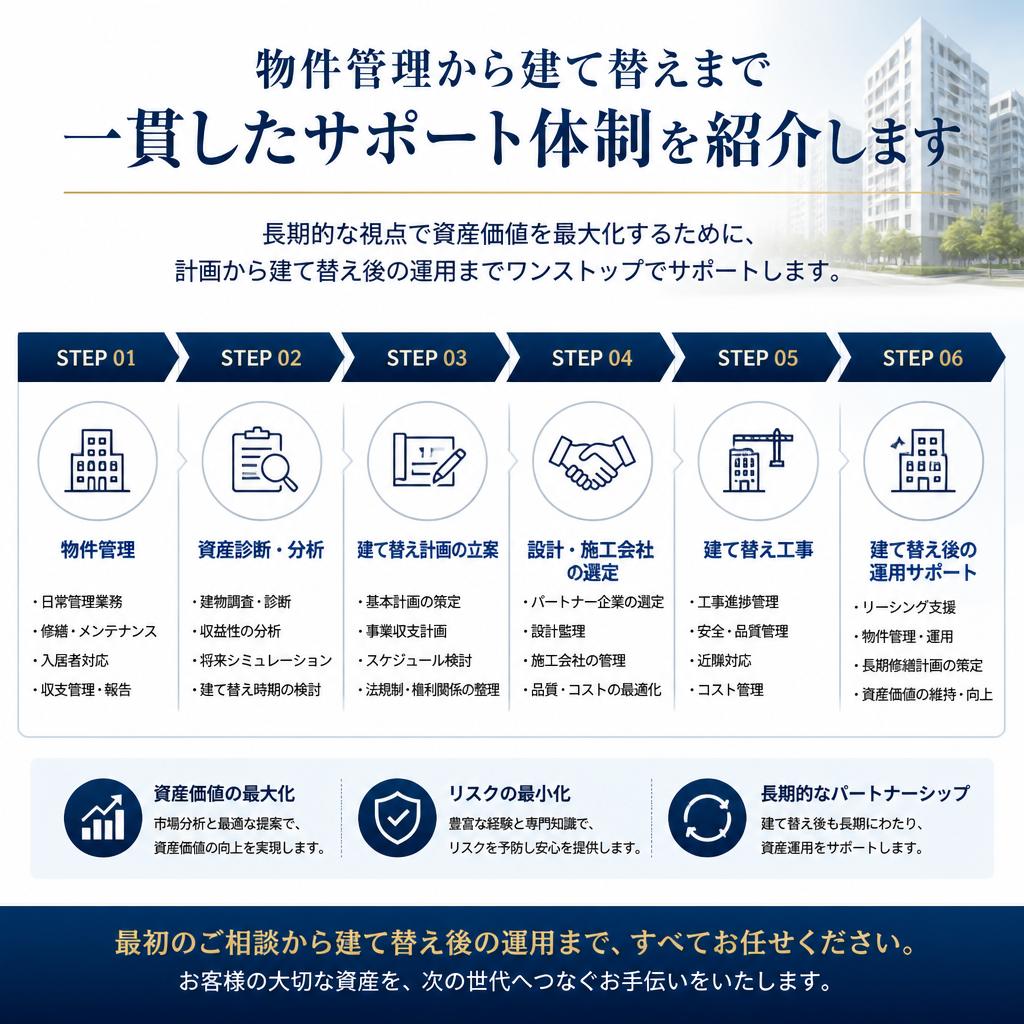 4. トータルサポート体制