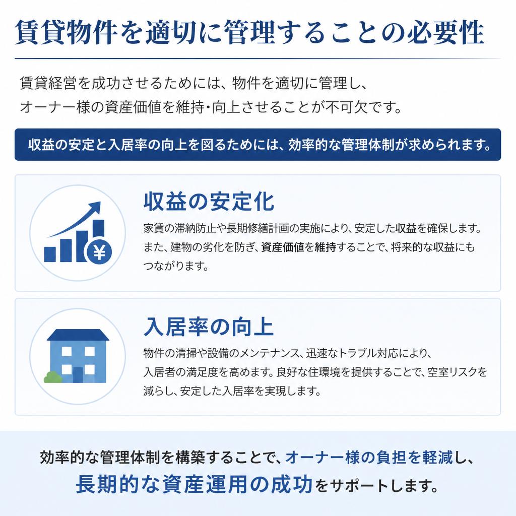 賃貸物件管理の重要性
