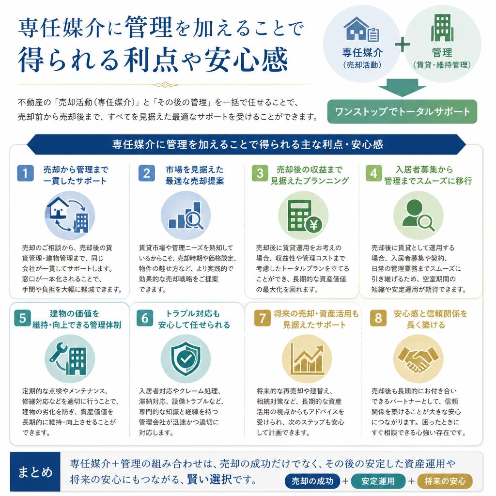 専任媒介と管理の有効性