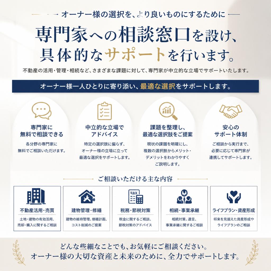 専門家への相談窓口