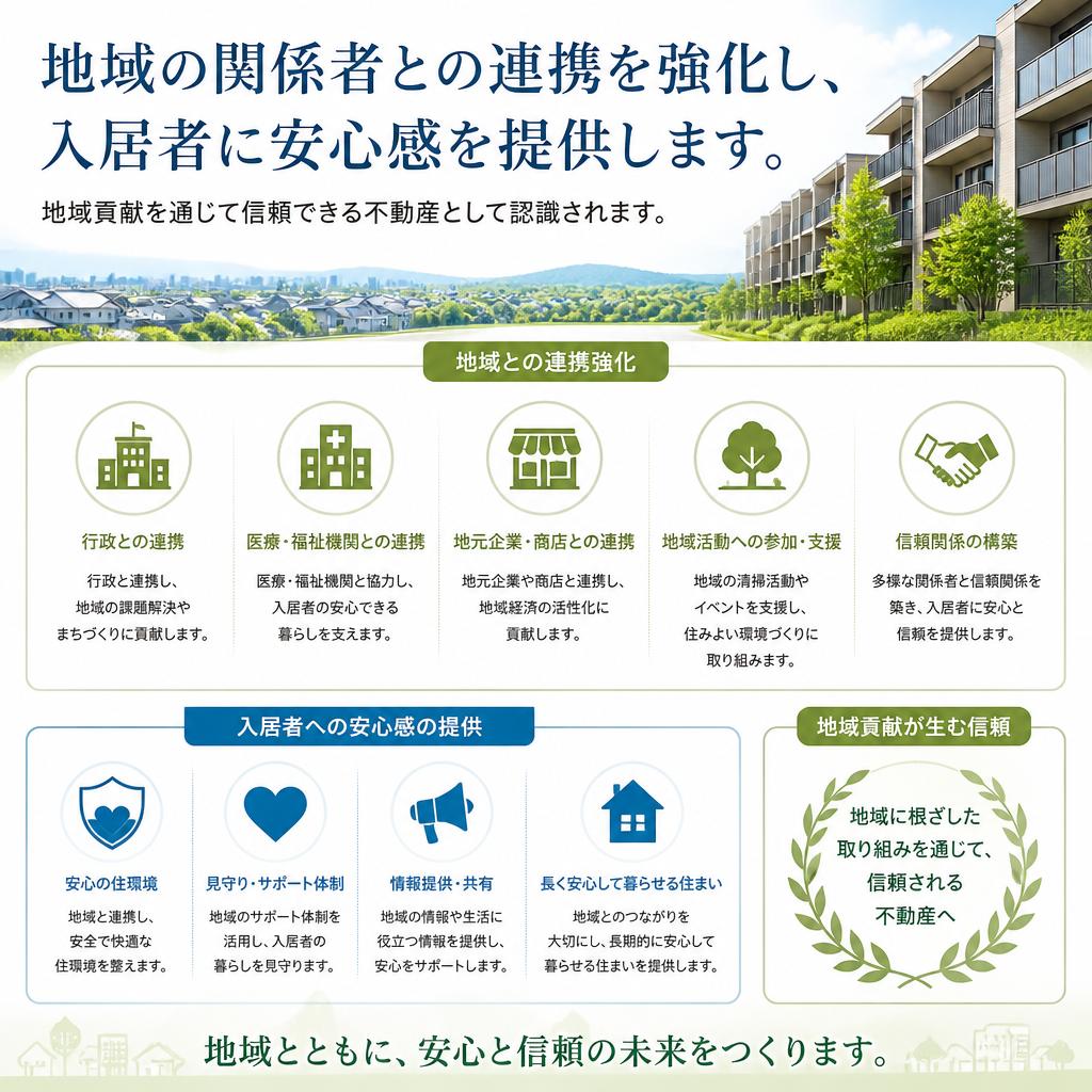 地域との連携による信頼構築