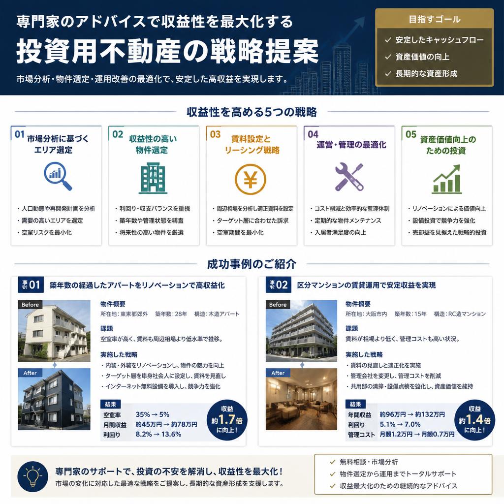 投資用不動産の価値向上