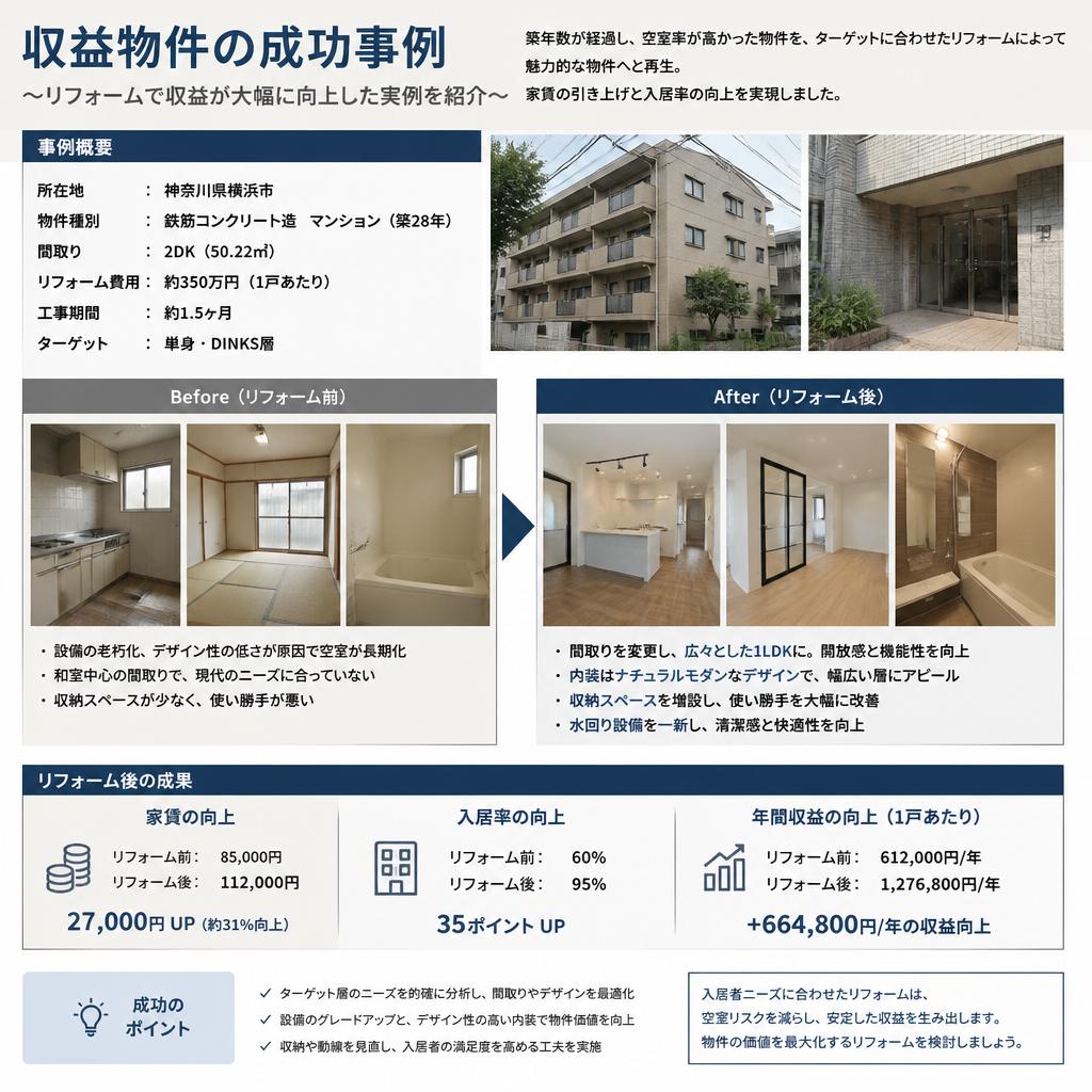 収益物件のリフォーム事例
