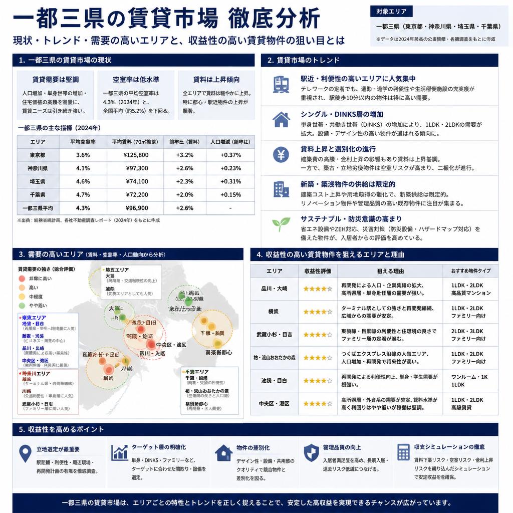 一都三県の市場分析