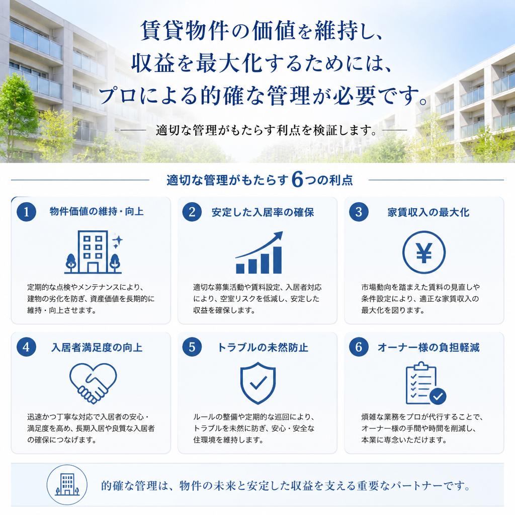 賃貸物件管理の重要性