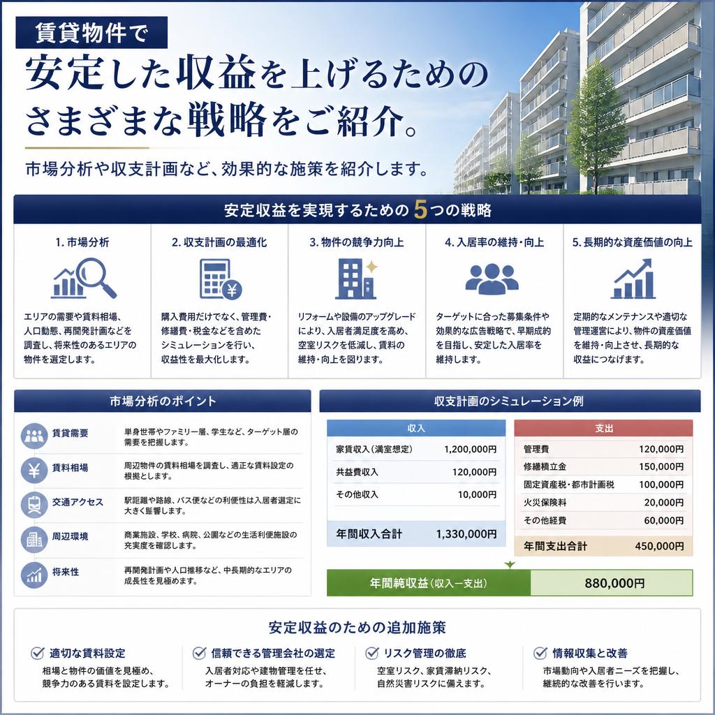 収益の安定化を図るための戦略