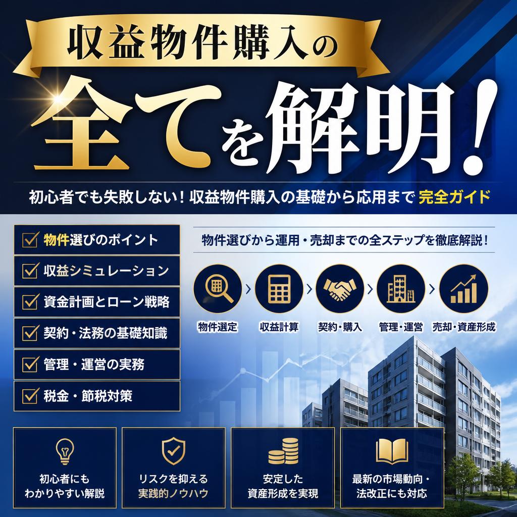 収益物件購入の全てを解明！