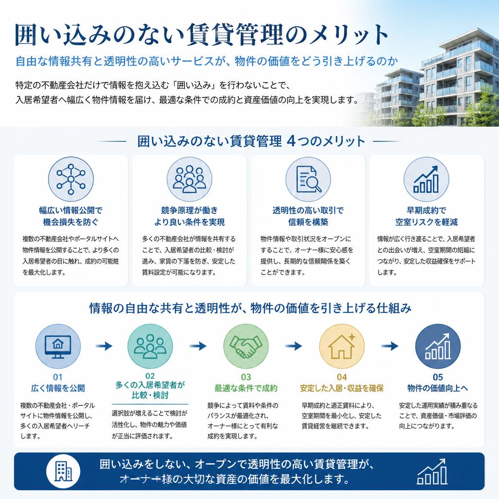 2. オープンな賃貸管理とは？