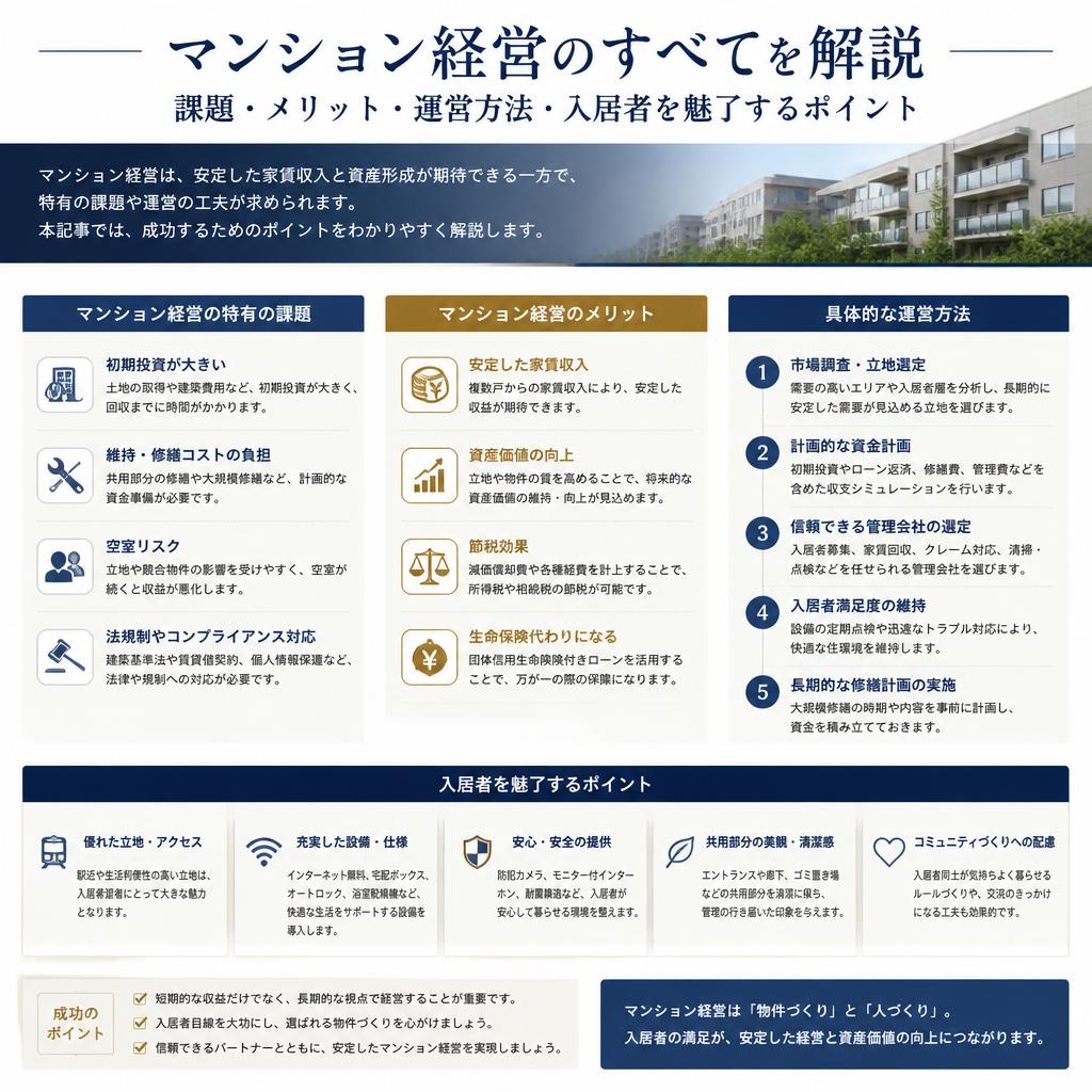 マンション経営のポイント
