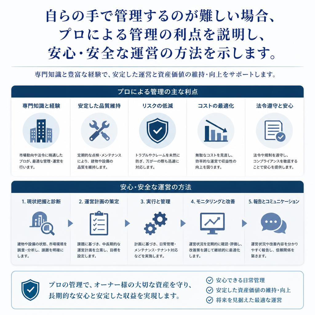 プロによる物件管理のメリット