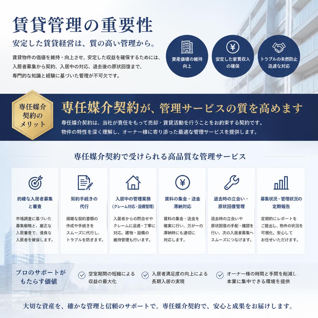 5. 賃貸管理サービスの必要性