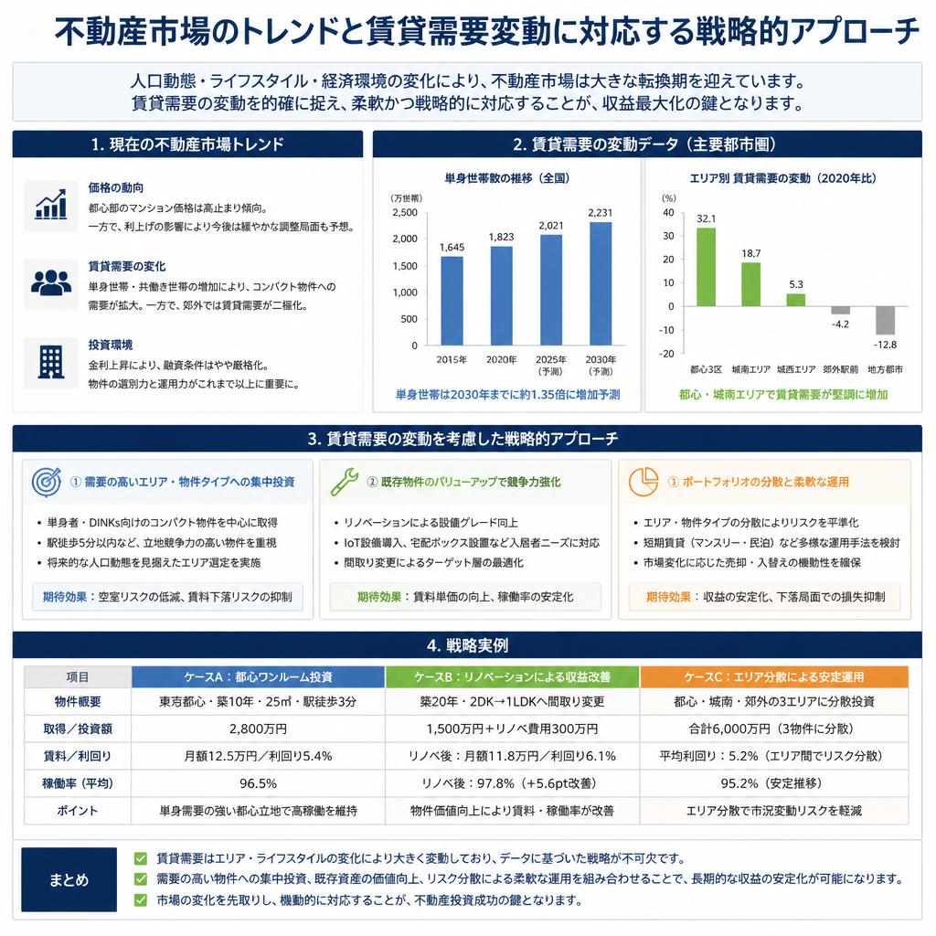 不動産市場と賃貸需要の最新トレンド