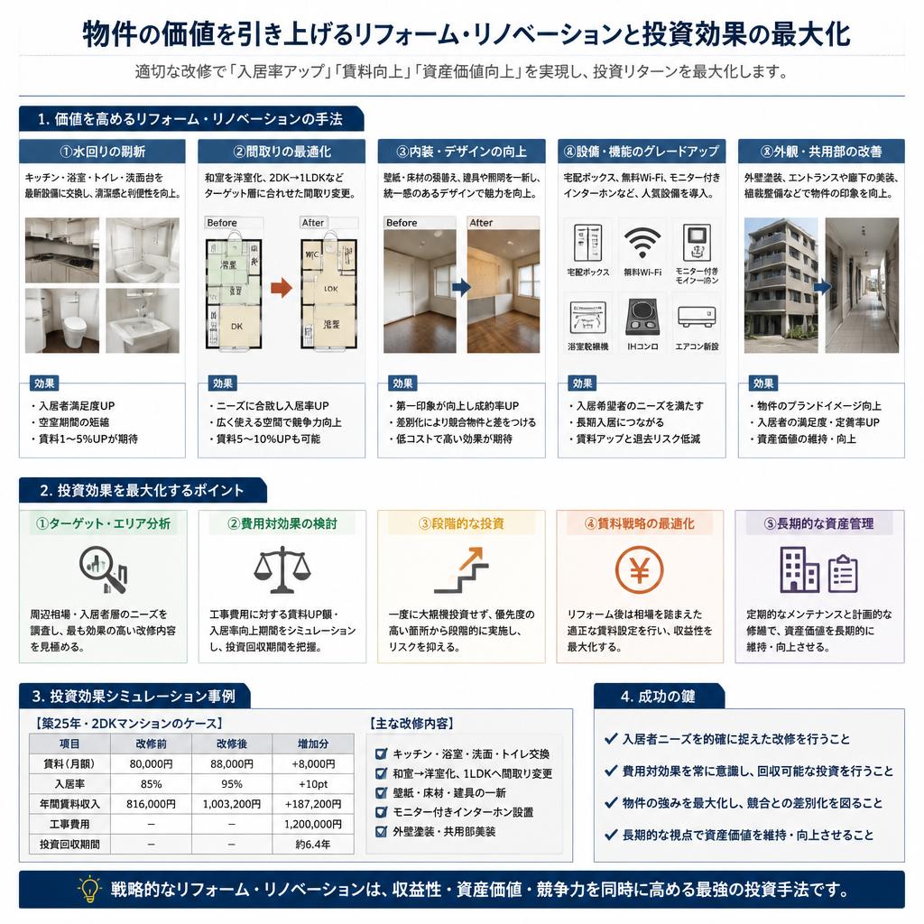 リフォームとリノベーションの重要性