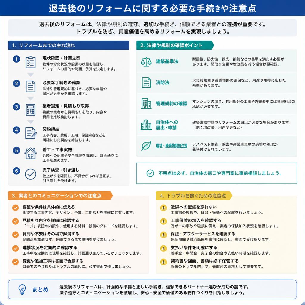 必要な手続きと注意点