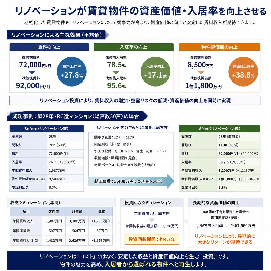 リノベーションによる資産価値向上