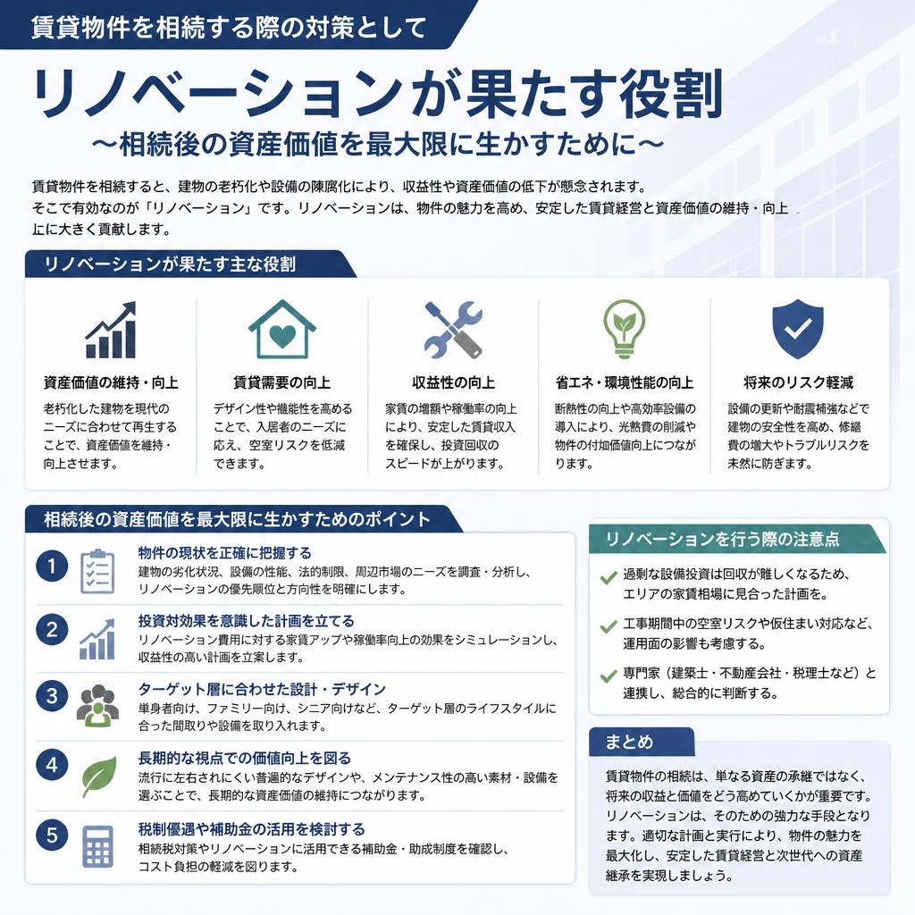 相続対策としてのリノベーションの重要性