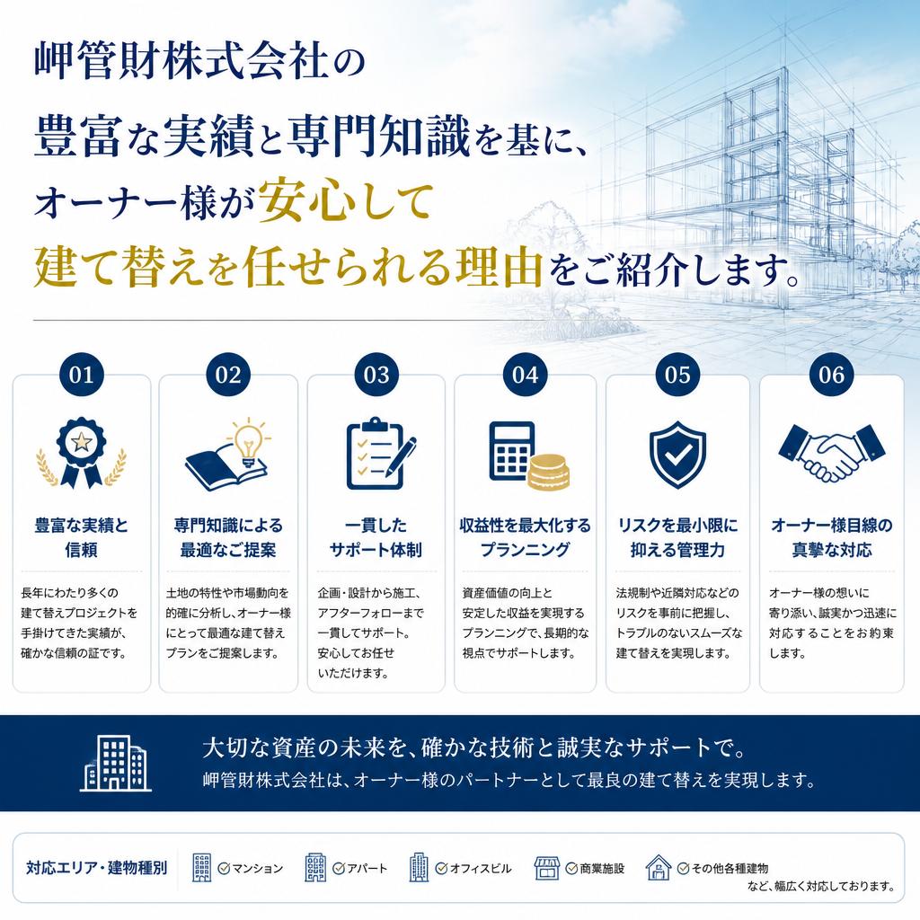 安心して任せられる理由