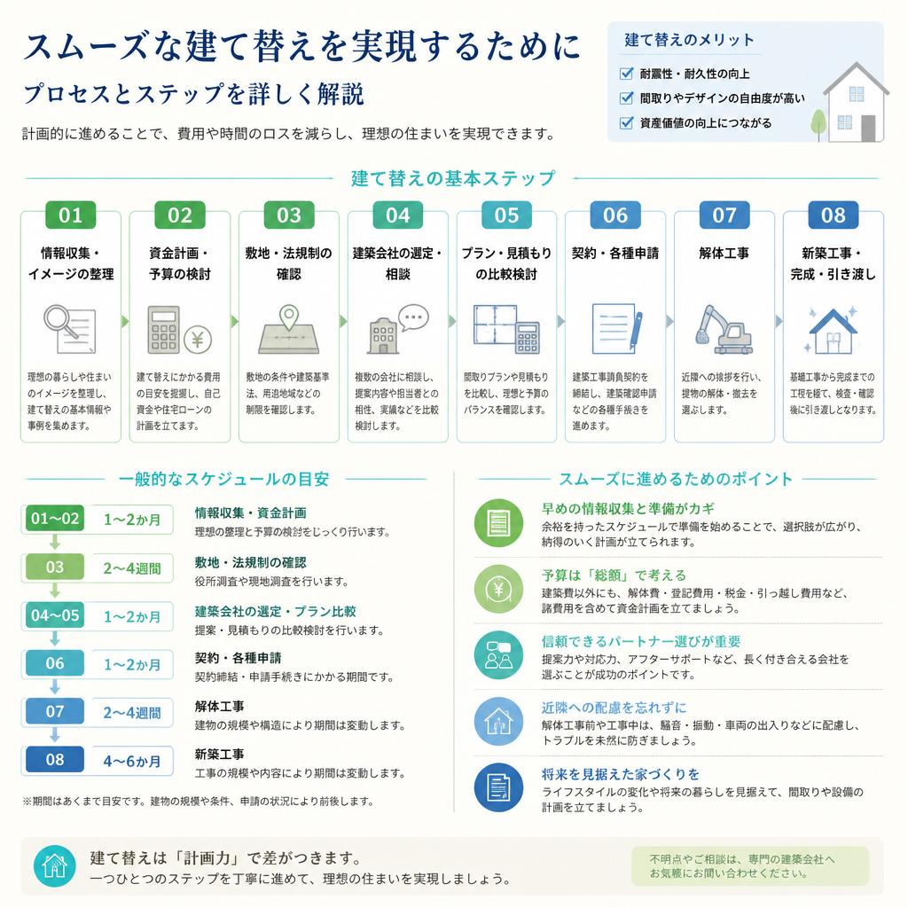 建て替えの進め方