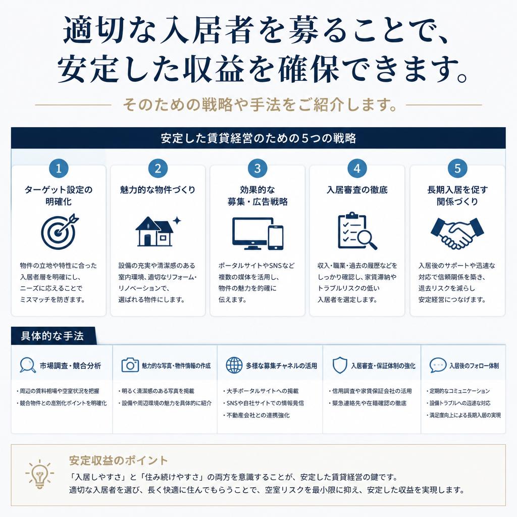 入居者募集の重要性