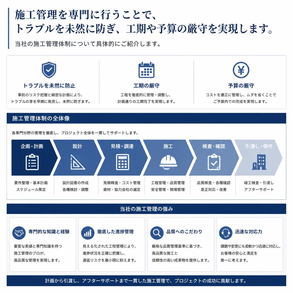施工管理の重要性