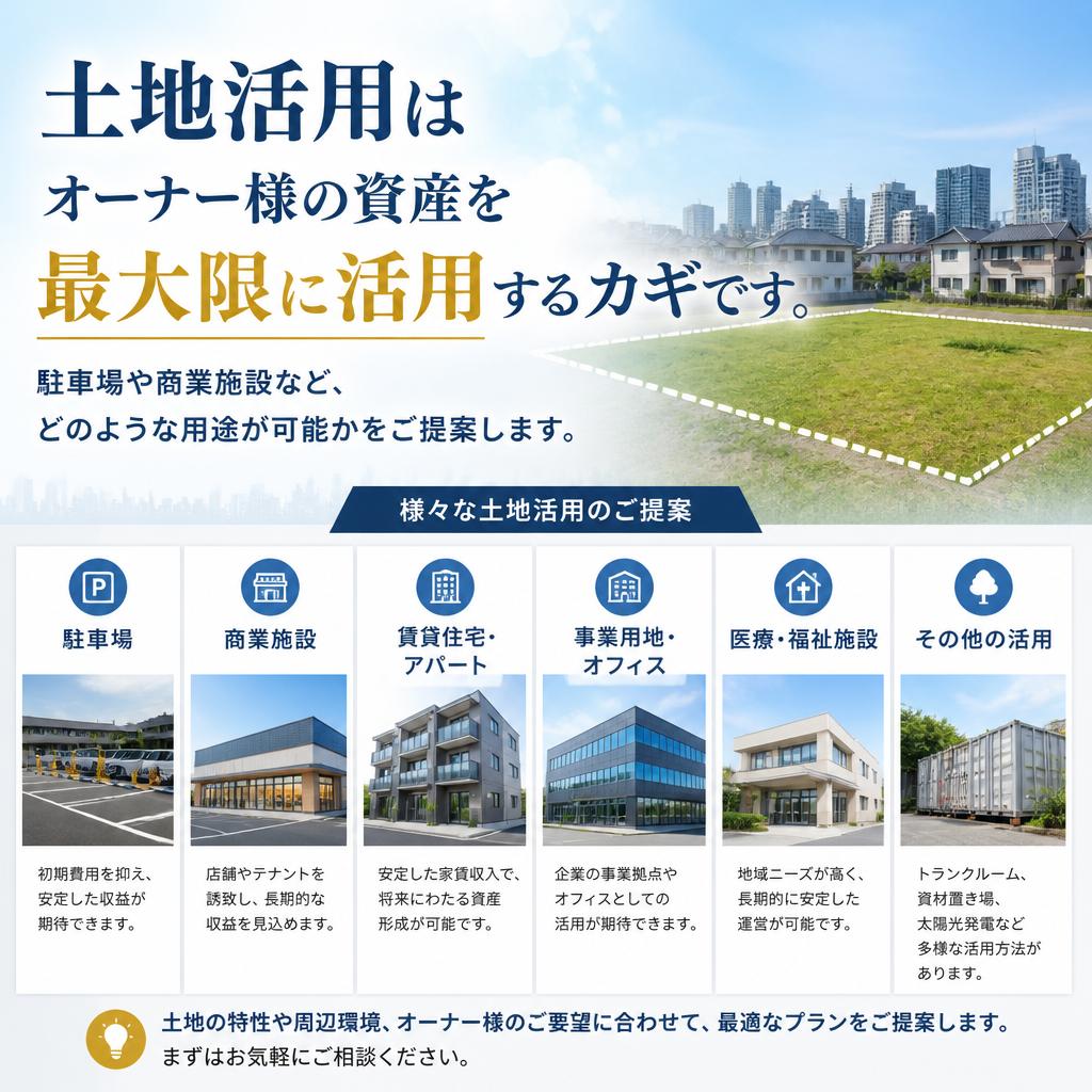 土地活用の新しい提案