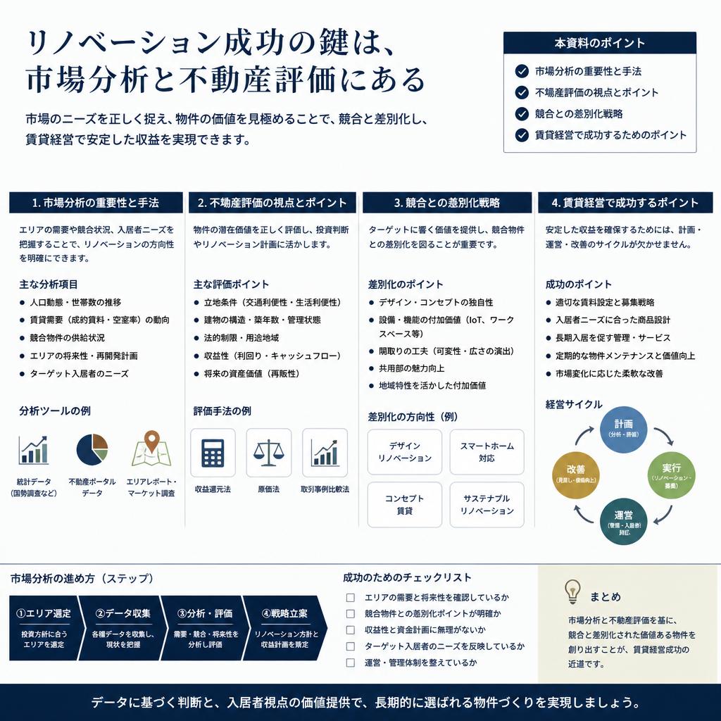 市場分析と不動産評価